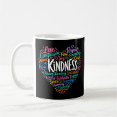 Freundlichkeit Mitgefühl Empathie und Respekt Kaffeetasse (Links)