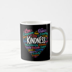 Freundlichkeit Mitgefühl Empathie und Respekt Kaffeetasse