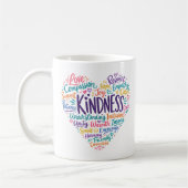 Freundlichkeit Mitgefühl Empathie und Respekt Kaffeetasse (Links)
