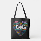 Freundlichkeit Mitgefühl Empathie und Respekt Tasche (Rückseite)