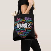 Freundlichkeit Mitgefühl Empathie und Respekt Tasche (Von Nahem)