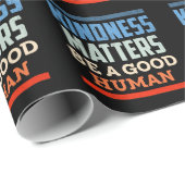 Freundlichkeit Positive Gleichheit für den Mensche Geschenkpapier (Rolleneckpunkt)