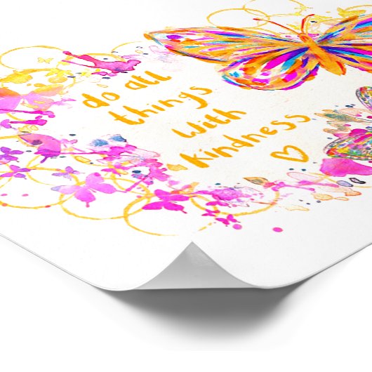 Freundlichkeit Poster (Ecke)