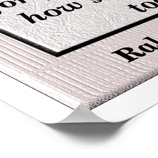 Freundlichkeit Poster (Ecke)