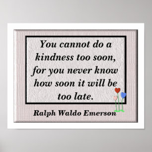 Freundlichkeit Poster