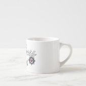 Freundlichkeit Rette die Welt Espressotasse (Rechts)