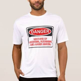 Freundlichkeit, Rudenheit und Wut. T-Shirt
