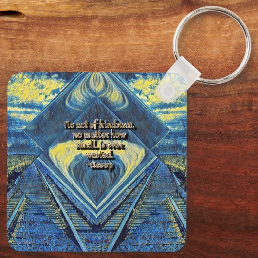 Freundlichkeit Schlüsselanhänger (Rückseite)