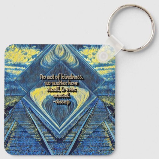 Freundlichkeit Schlüsselanhänger (Rückseite)