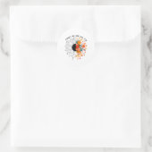 Freundlichkeit Sonnenblume sei nette Selbstversorg Runder Aufkleber (Tasche)