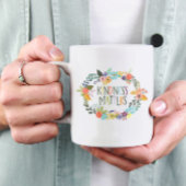 Freundlichkeit spielt eine farbenfrohe, inklusive  kaffeetasse