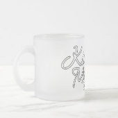 Freundlichkeit spielt eine Rolle Mattglastasse (Links)