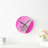Freundlichkeit spielt eine Rolle, moderne weiblich Runde Wanduhr (Zuhause)