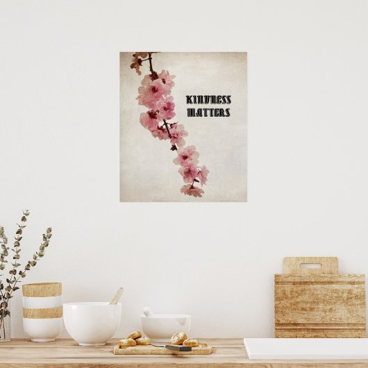 Freundlichkeit spielt eine Rolle Poster (Küche)