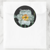 Freundlichkeit tun runder aufkleber (Tasche)