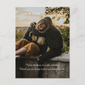 Freundlichkeit und Dankbarkeit Postkarte (Vorderseite)