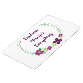 Freundlichkeit verändert alles magnet (Linke Seite)