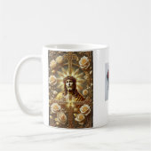 🌿 ✨ Freundlichkeit verbreiten, Liebe dienen Kaffeetasse (Links)