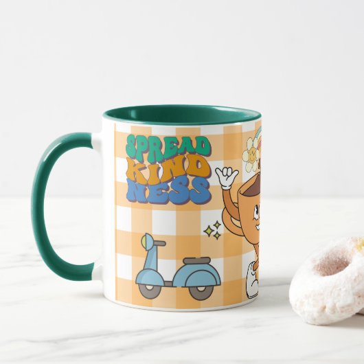 Freundlichkeit verbreiten tasse (Mit Donut)