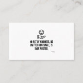 Freundlichkeit Visitenkarte (Vorderseite)