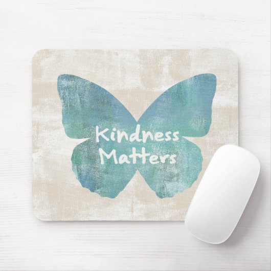 Freundlichkeit zählt Butterfly Mousepad (Mit Mouse)