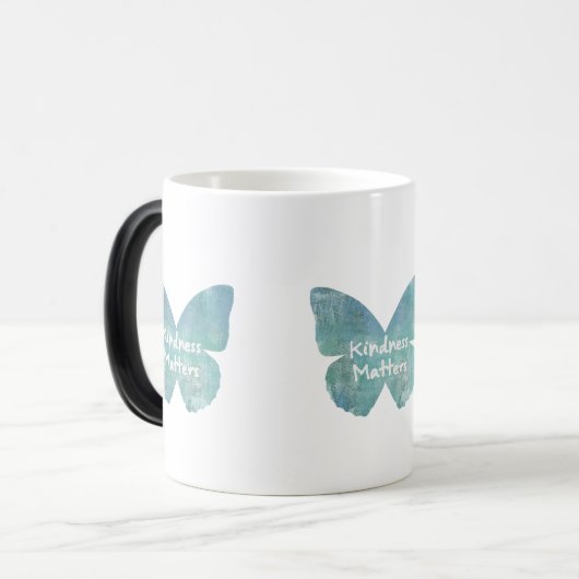 Freundlichkeit zählt Butterfly Verwandlungstasse (Vorderseite Links)