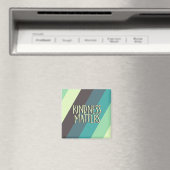 Freundlichkeit zählt, einfache moderne Streifen gr Magnet (In Situ (Geschirrspüler))