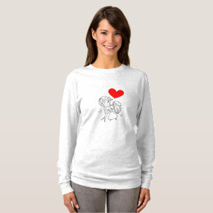Freundlichkeit zählt Elegante Grafik eines Elefa T-Shirt