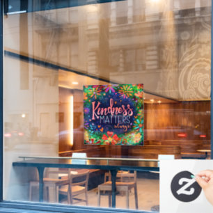 Freundlichkeit zählt “Inspirivity”-Fensteraufklebe Fensteraufkleber