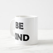 Freundlichkeit zählt | Positive Motivation Kaffeetasse (Vorderseite Links)