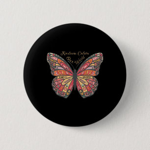 Freundlichkeits-Farben unsere Welt Inspiration Zit Button