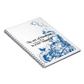 Freundlichkeits-Schmetterlingswirbel Notizblock (Rechte Seite)