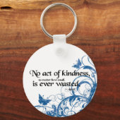 Freundlichkeits-Schmetterlingswirbel Schlüsselanhänger (Vorderseite)