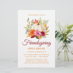 FREUNDLICHKEITSEINLADUNG VON BLUMENPUMPKINEN IN OP