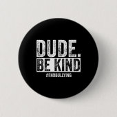 Freundness Day Unity Day Orange No bullying Button (Vorderseite)