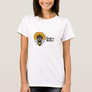 Freundness Matters Sonnenblume Biene T-Shirt