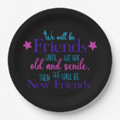 Freundschaft 1 pappteller (Vorderseite)