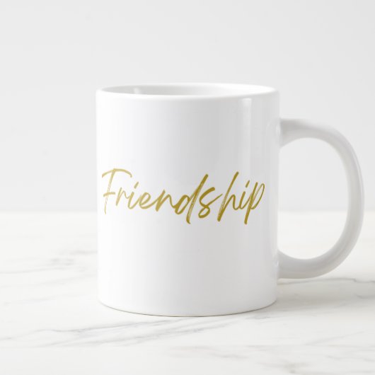 Freundschaft 20 oz Jumbo Tasse (Rechts)