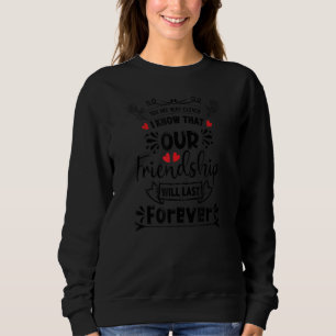Freundschaft 2 beste zwei Bff-Freunde Bestie-Tag-Z Sweatshirt
