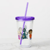 Freundschaft Acryltrinkbecher (Rückseite)