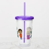 Freundschaft Acryltrinkbecher (Rechts)