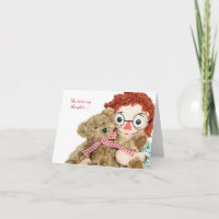 Freundschaft-alte Flickenpuppe und Teddybär