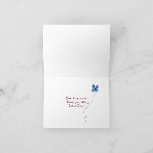 Freundschaft-alte Flickenpuppe und Teddybär Karte (Innenseite)