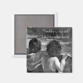 Freundschaft Aristoteles Zitat Magnet (Vorderseite/Rückseite)