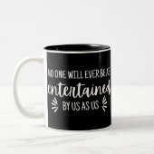 Freundschaft beste Freunde bestie Zweifarbige Tasse (Links)