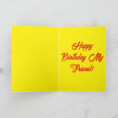 Freundschaft beste Geschenk Kind Geburtkarte Karte (Innenseite)