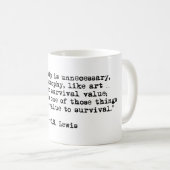 Freundschaft Bester Freund CS Lewis Zitat Kaffeetasse (VorderseiteRechts)