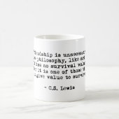 Freundschaft Bester Freund CS Lewis Zitat Kaffeetasse (Mittel)