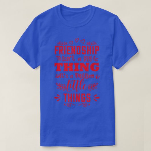 Freundschaft Big Thing 2 Beste Zwei Beste Freundin T-Shirt (Design vorne)