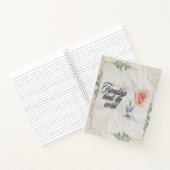 Freundschaft bindet die Welt Notizblock (Innenseite)